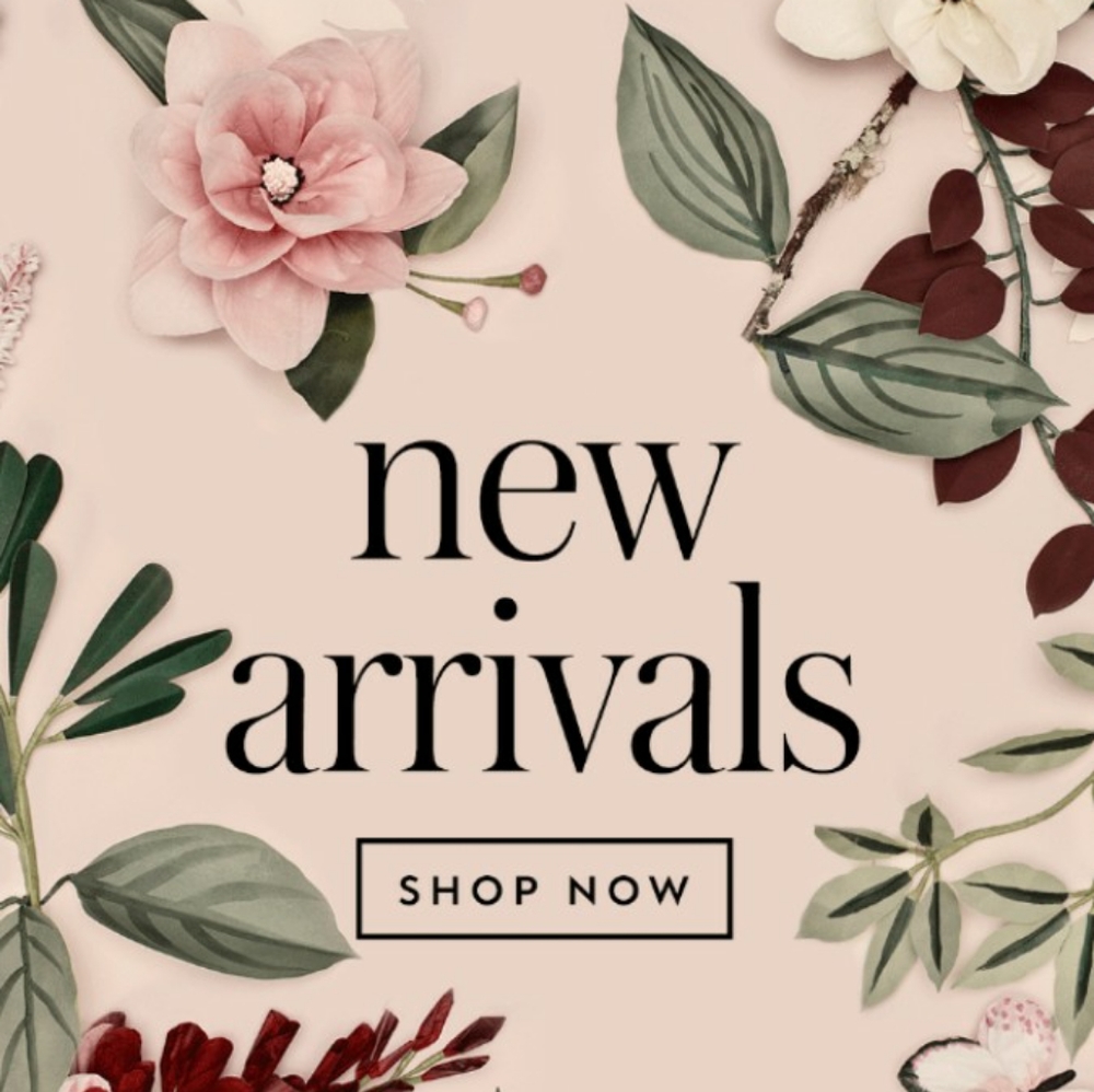 NEW ARRIVALS LISTED